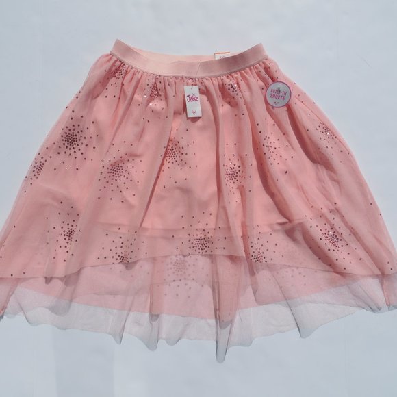 Justice Skirt TU-TU build shorts 14/16 Peach NEW - Picture 1 of 8